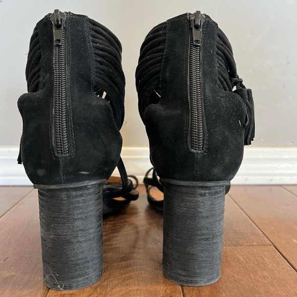 Black Jeffrey Campbell Despina Sandal 8.5 - Picture 3 of 4